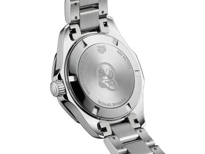 Tag Heuer Aquaracer 35mm Quartz Blue Dial Silver Steel Strap Watch for Women - WSY131L.BA0748