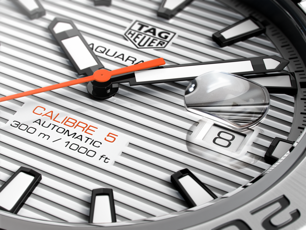Tag Heuer Aquaracer White Dial Watch for Men - WAY2013.BA0927