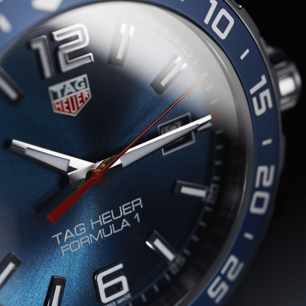 Tag Heuer Formula 1 Quartz Blue Dial Two Tone NATO Strap Watch for Men - WAZ1010.FC8197