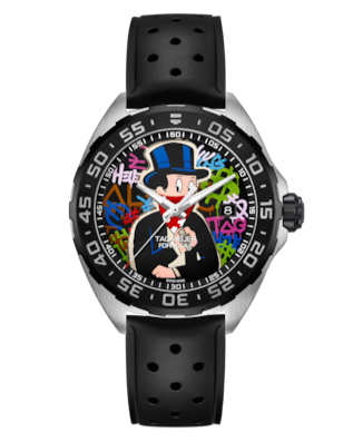 Tag Heuer Formula 1 Alec Monopoly Black Dial Watch for Men - WAZ1117.FT8023