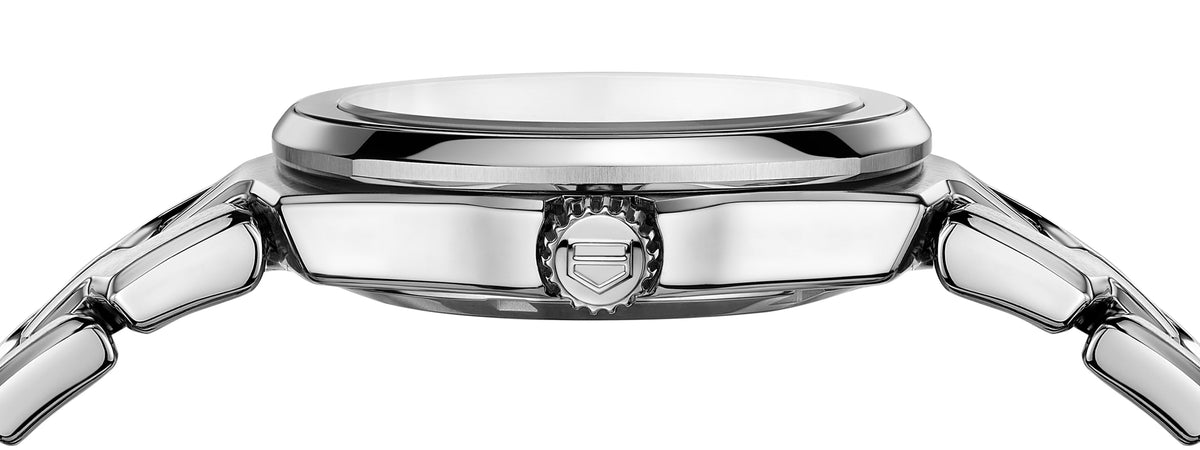 Tag Heuer Link Quartz Diamonds Blue Mother of Pearl Dial Silver Steel Strap Watch for Women - WBC1313.BA0600
