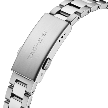 Tag Heuer Aquaracer Quartz Black Dial Silver Steel Strap Watch for Women - WBD1410.BA0741
