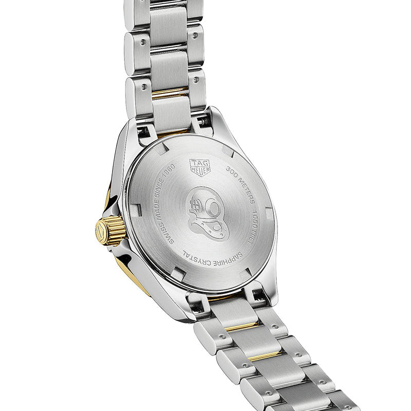 Tag Heuer Aquaracer Mother of Pearl Dial Two Tone Steel Strap Watch for Men - WBD1420.BB0321