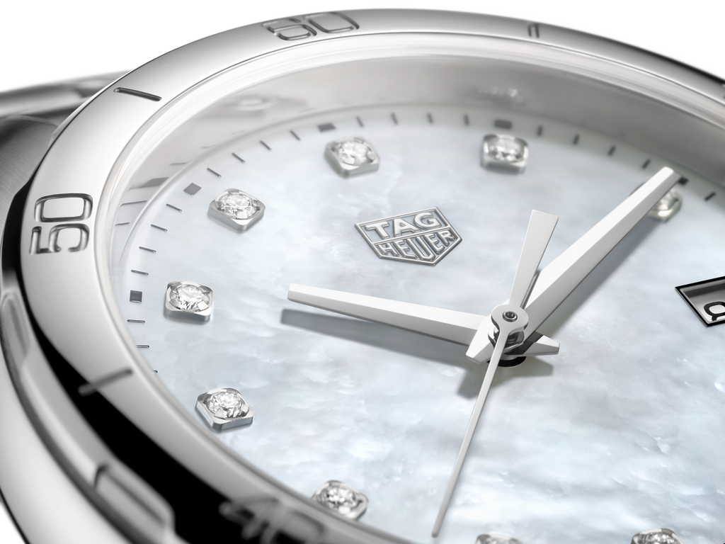 Tag Heuer Formula 1 Diamonds Mother of Pearl White Dial Watch for Women - WBJ1319.BA0666