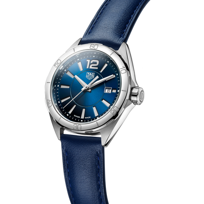Tag Heuer Formula 1 Quartz Blue Dial Blue Leather Strap Watch for Women - WBJ1412.FC8233