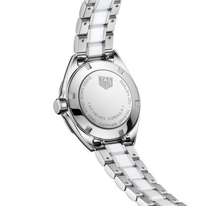 Tag Heuer Formula 1 Diamonds White Dial Two Tone Steel Strap Watch for Women - WBJ141AD.BA0974