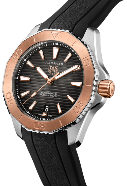 Tag Heuer Aquaracer Professional 200 Automatic Black Dial Black Rubber Strap Watch for Men - WBP2151.FT6199