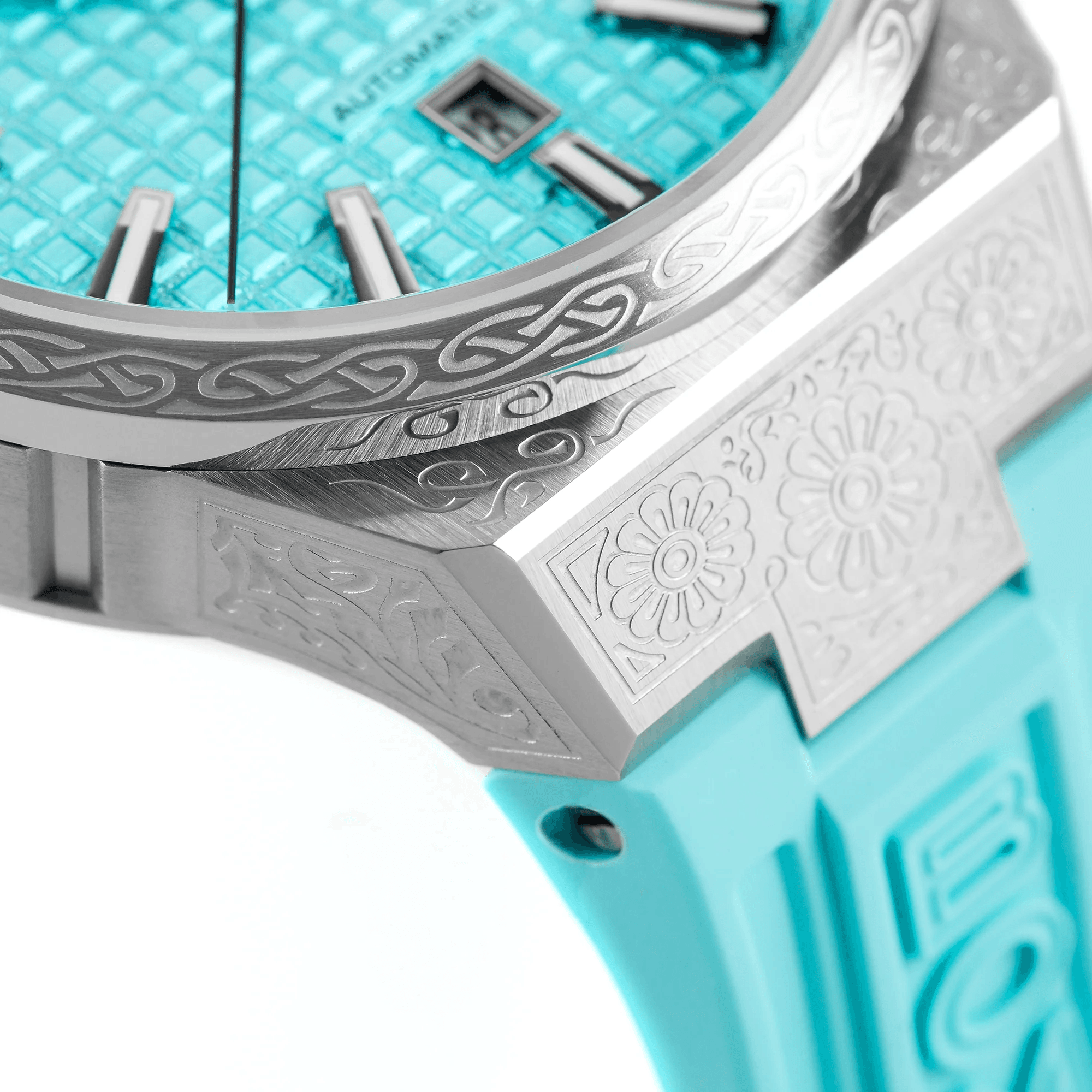 Bomberg Men's Bolt-68 NEO Automatic Teal Lagoon Watch