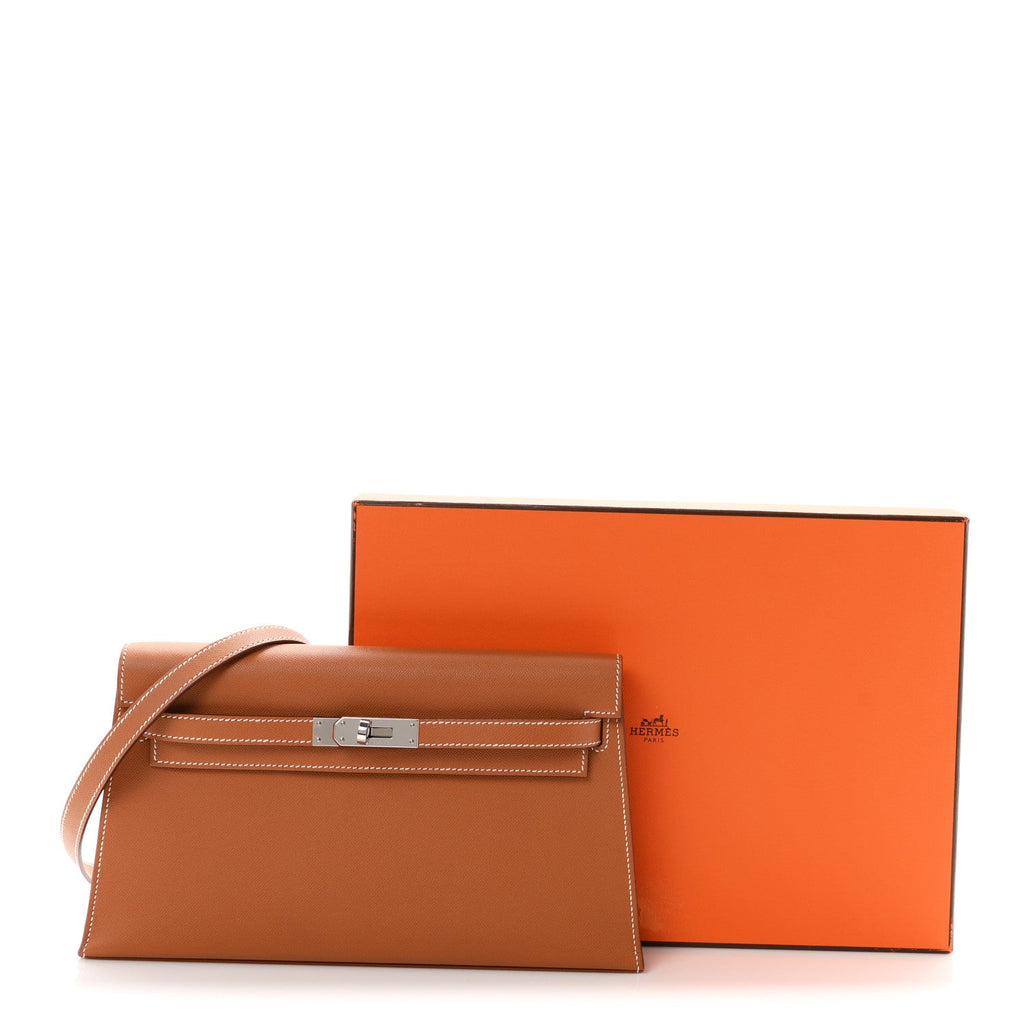 Madame Calfskin Kelly Elan Gold