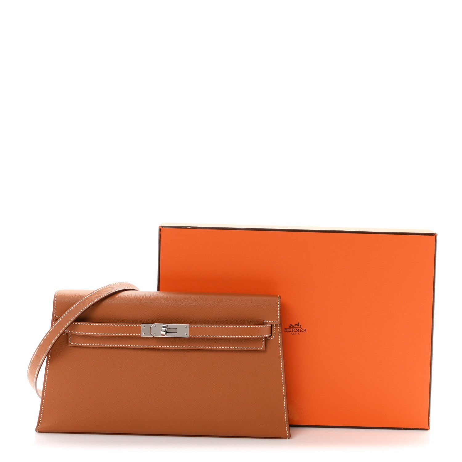 Madame Calfskin Kelly Elan Gold