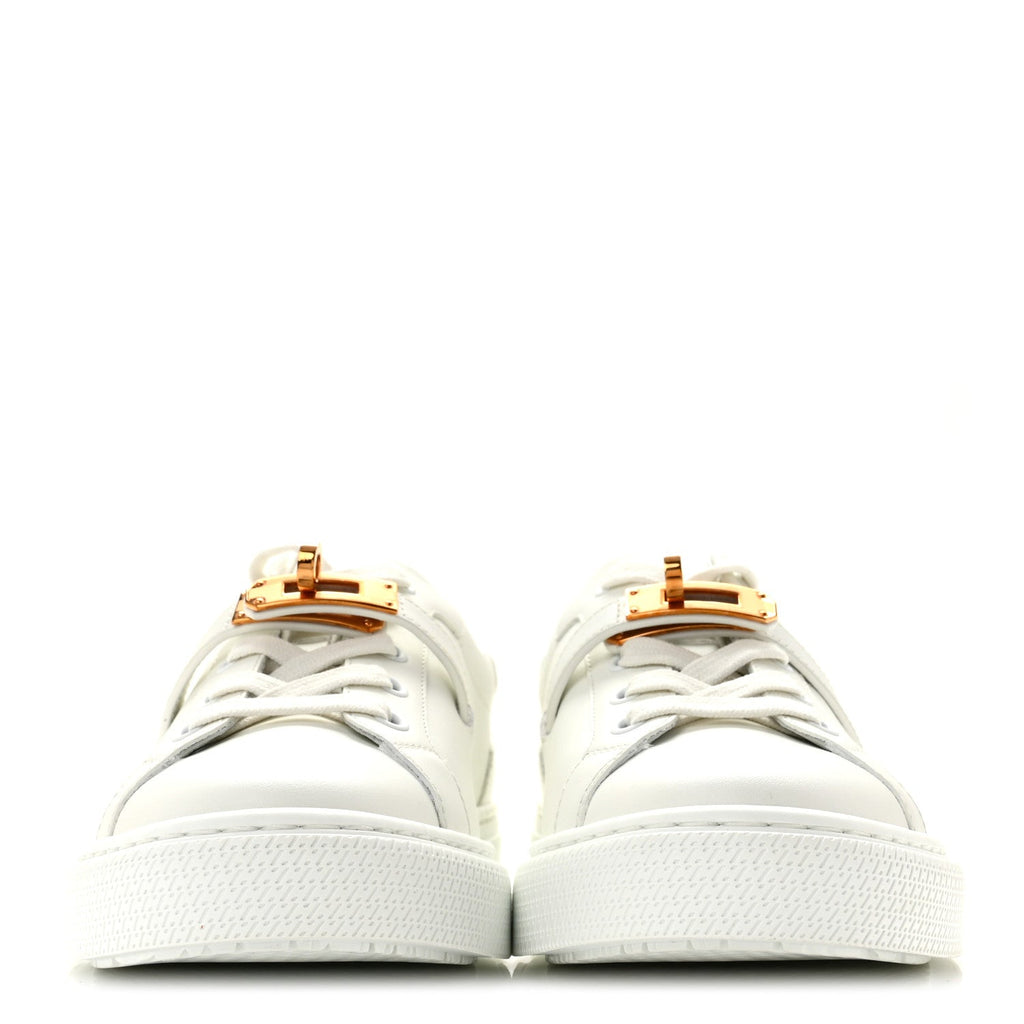 Calfskin Day Sneakers 37.5 White