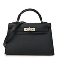 Epsom Mini Kelly Sellier 20 Black