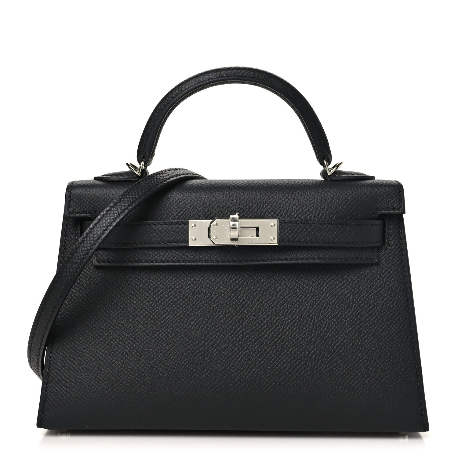 Epsom Mini Kelly Sellier 20 Black