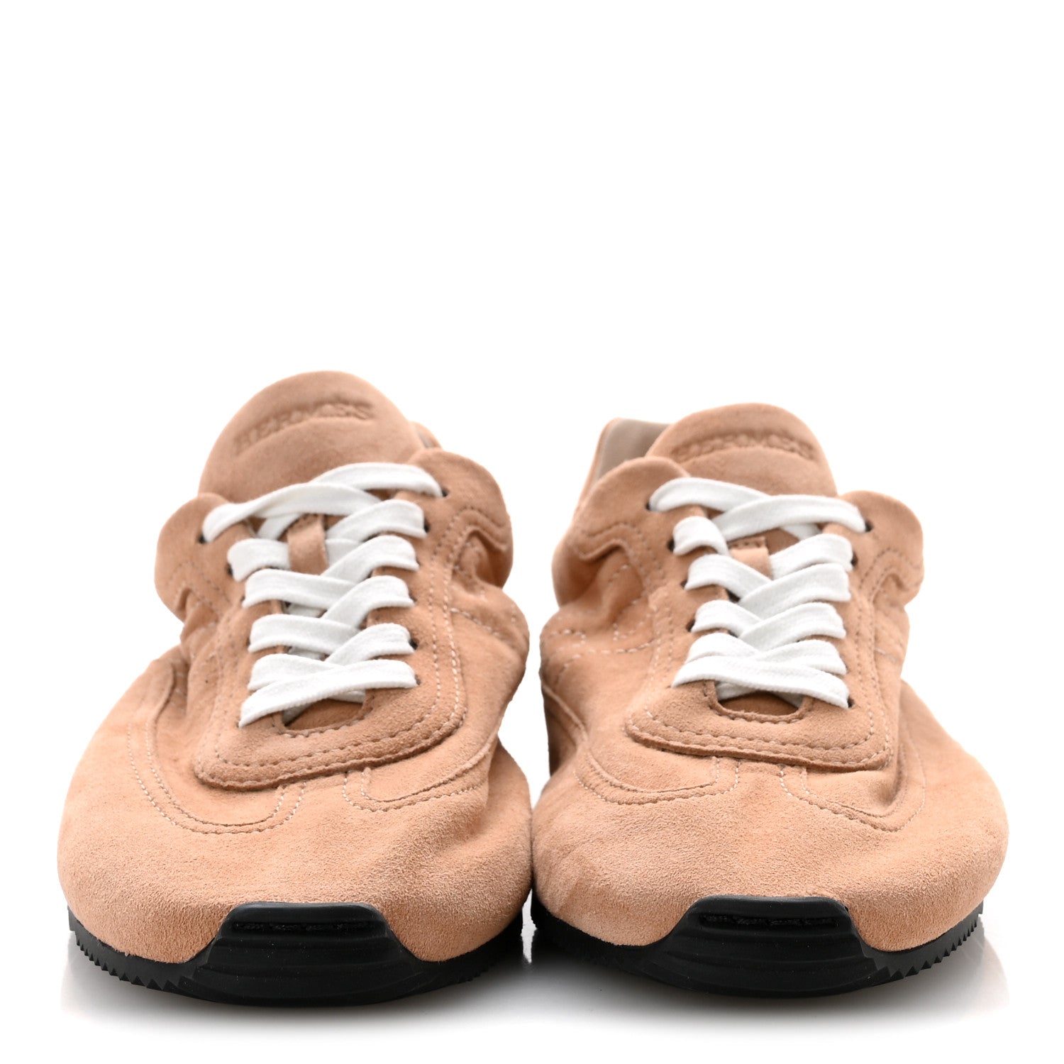 Suede Goatskin Master Sneakers 39 Beige Perlino