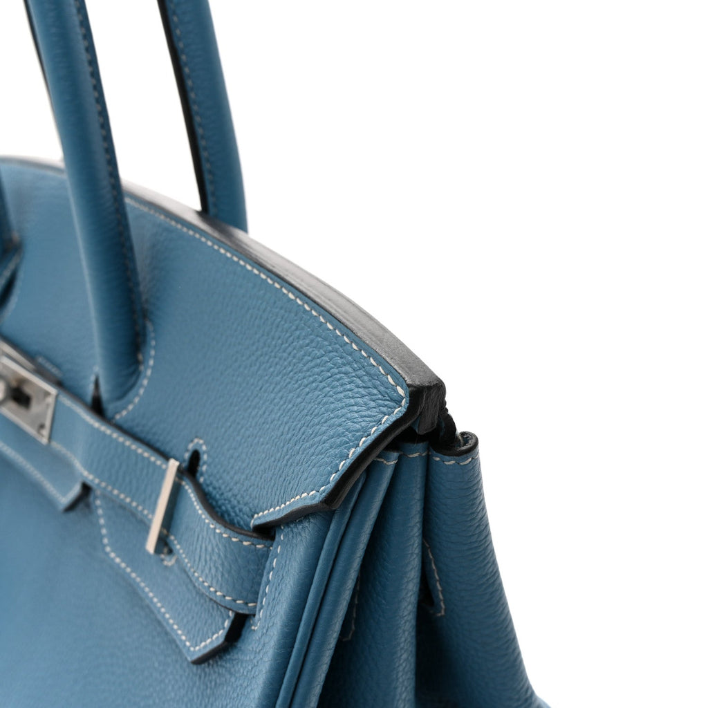 Togo BIRKIN 35 Blue Jean