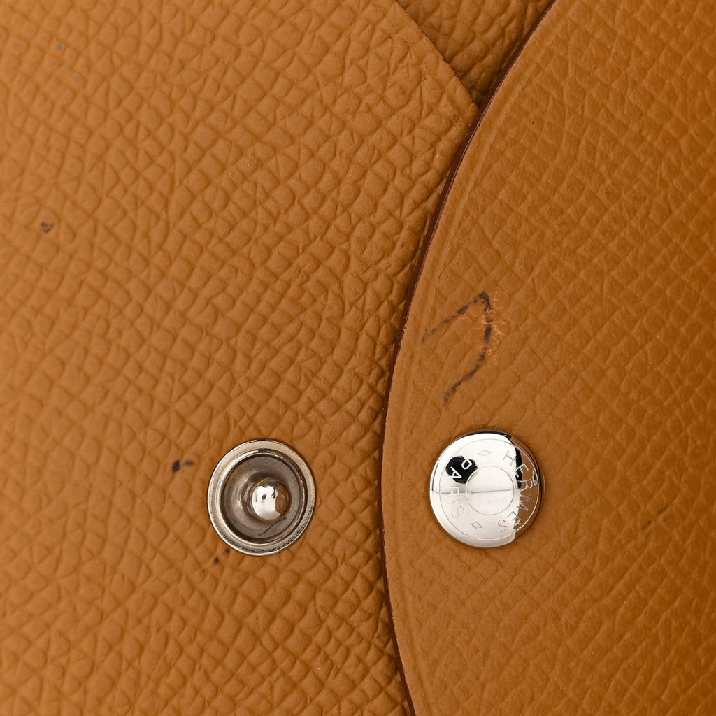 Epsom Calvi Duo Card Case Biscuit