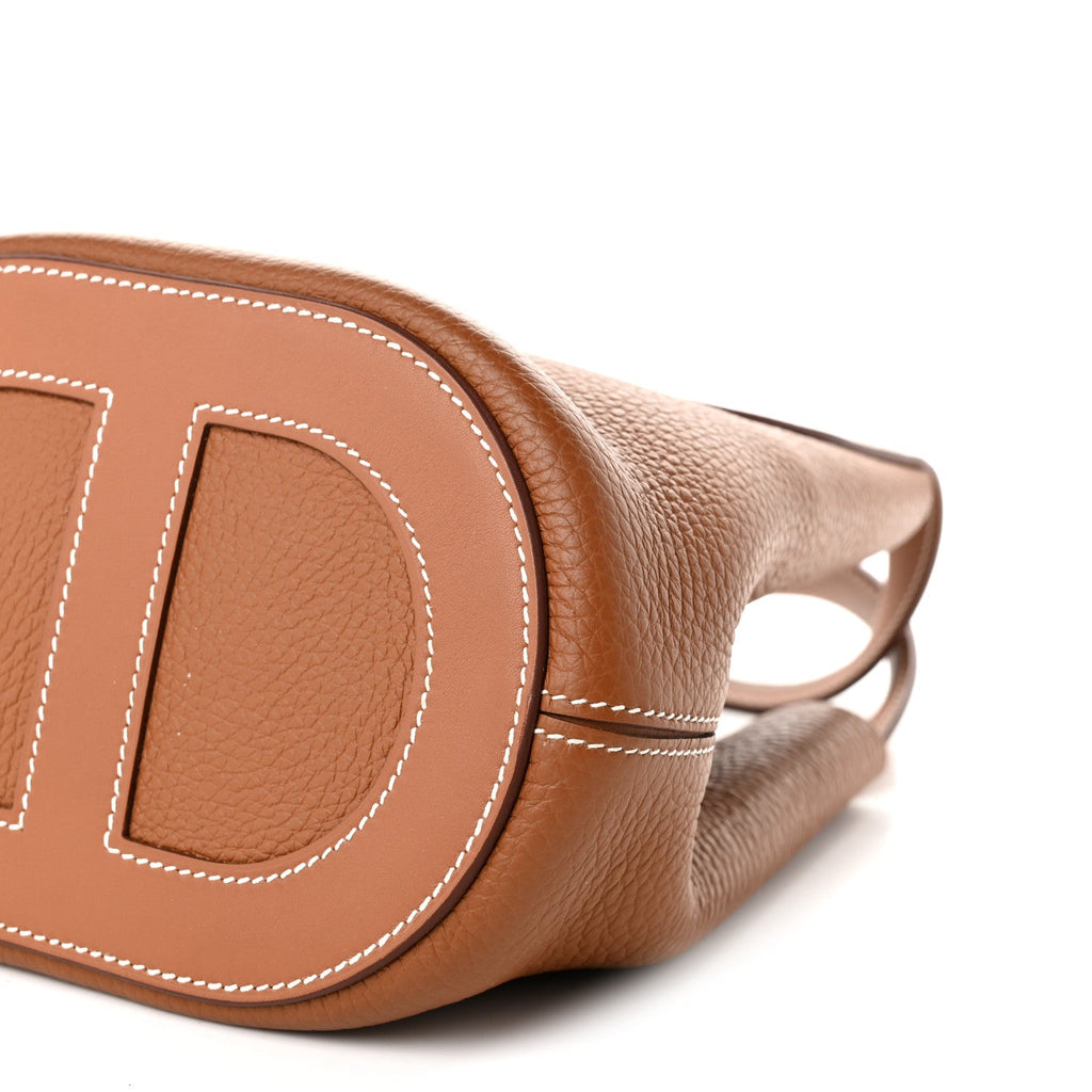 Taurillon Clemence Swift In-The-Loop 18 Bag Gold
