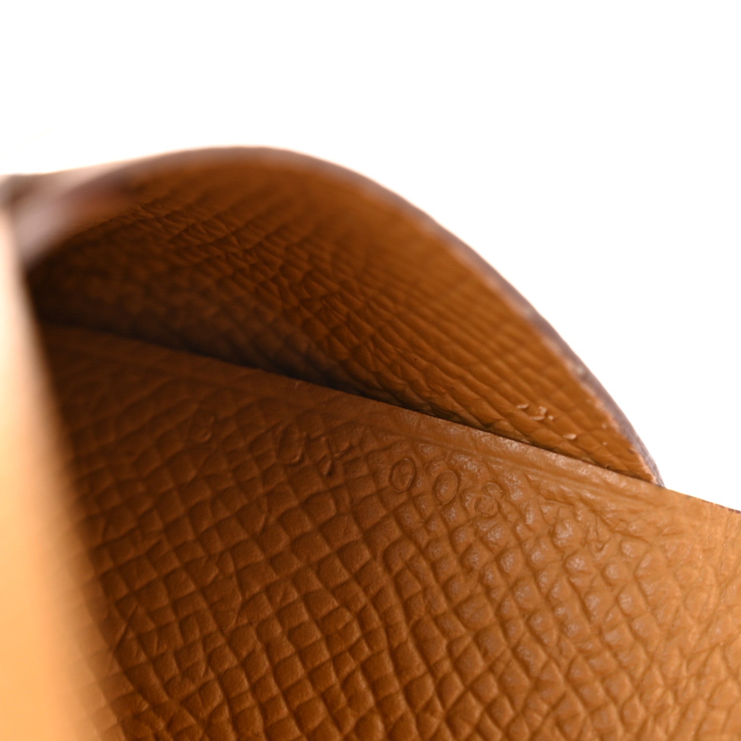 Epsom Calvi Duo Card Case Biscuit