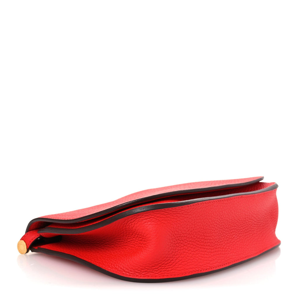 Taurillon Clemence Chevre Mysore Saut 25 Rouge De Coeur Rose Azalee Rouge Sellier