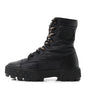 Calfskin Parachute Fresh Ankle Boots Black