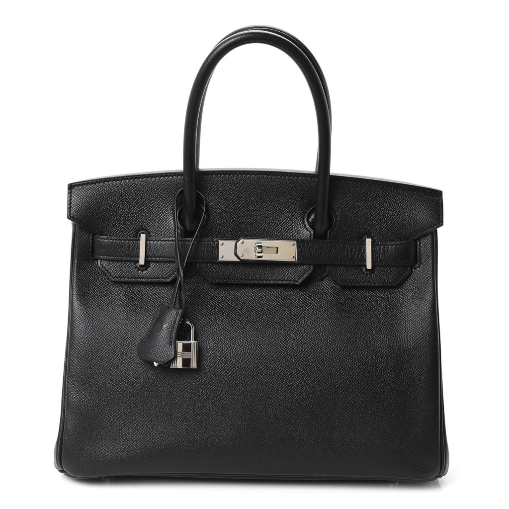 Epsom Birkin 30 Black