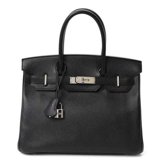 Epsom Birkin 30 Black