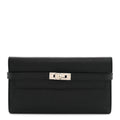 Epsom Kelly Longue Wallet Black