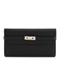 Epsom Kelly Longue Wallet Black