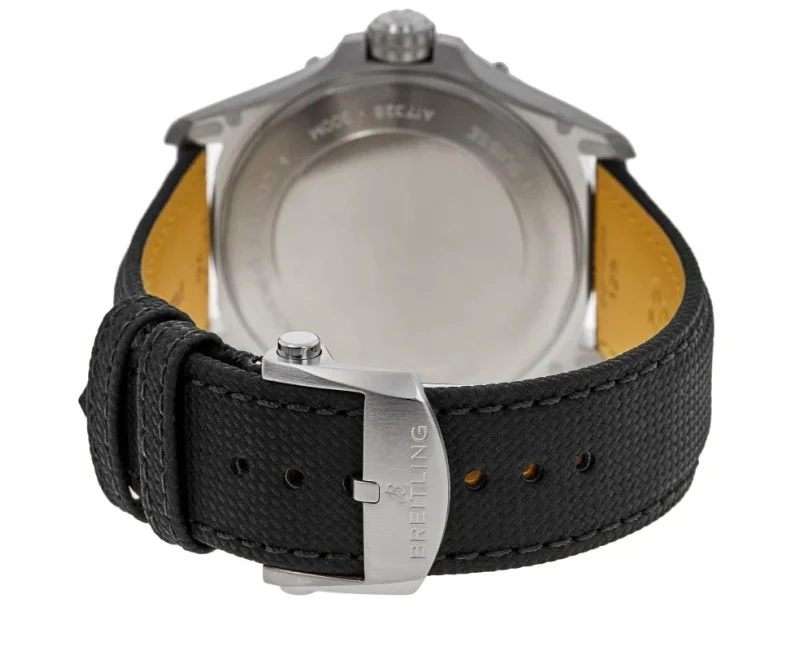 Breitling Avenger Automatic 42 Black Dial & Strap Men's Watch A17328101B1X1