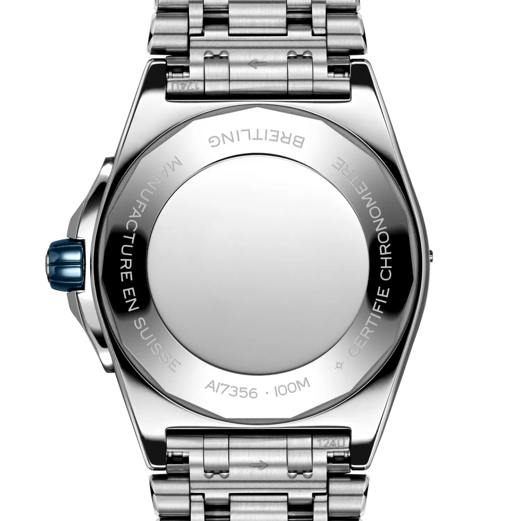 Breitling Super Chronomat 38 Diamond Bezel Women's Watch A17356531C1A1