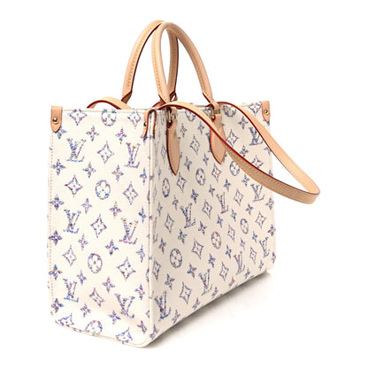 Monogram Jacquard Nautical Onthego MM Multicolor Beige