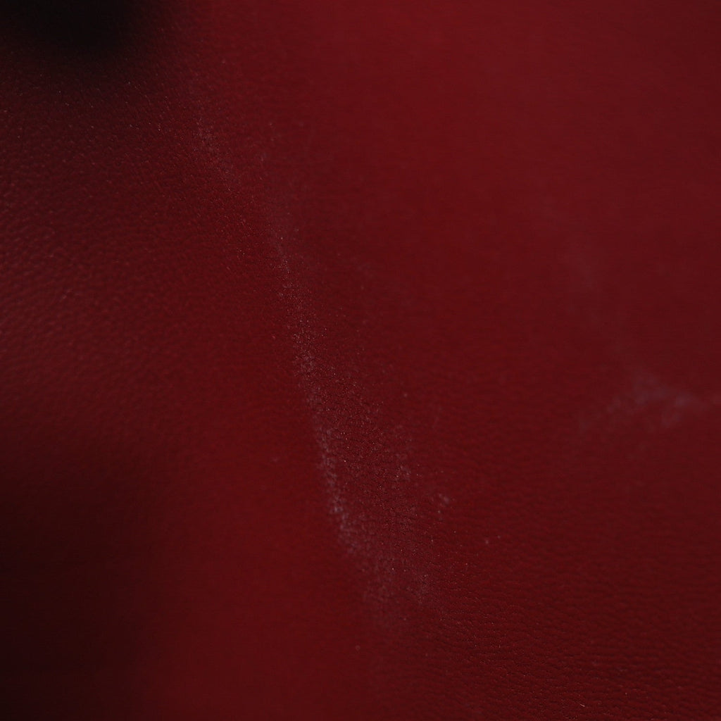 Shiny Alligator Constance Long Wallet Rouge Vif