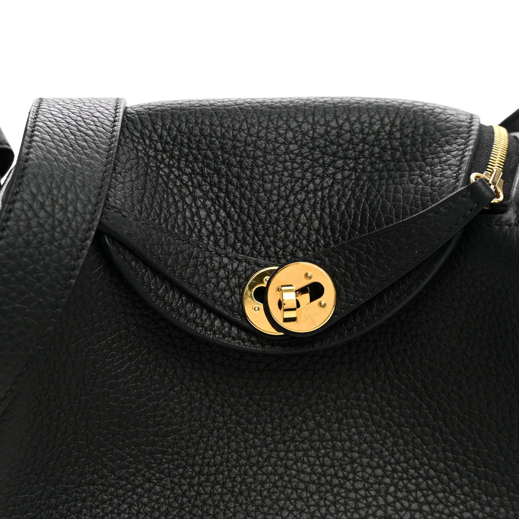 Taurillon Clemence Mini Lindy 20 Black