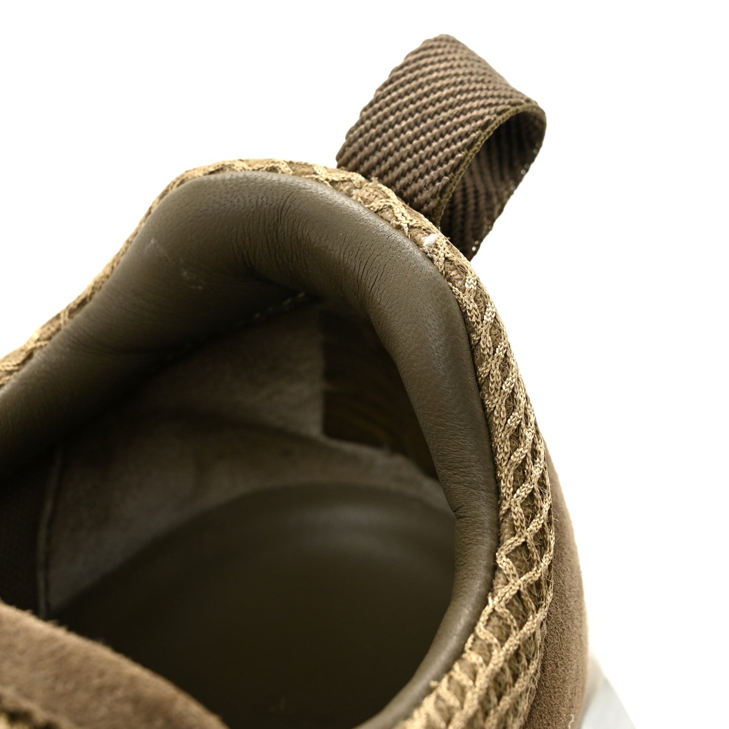 Air Mesh Suede Goatskin Bouncing Sneakers 37 Vert Toundra