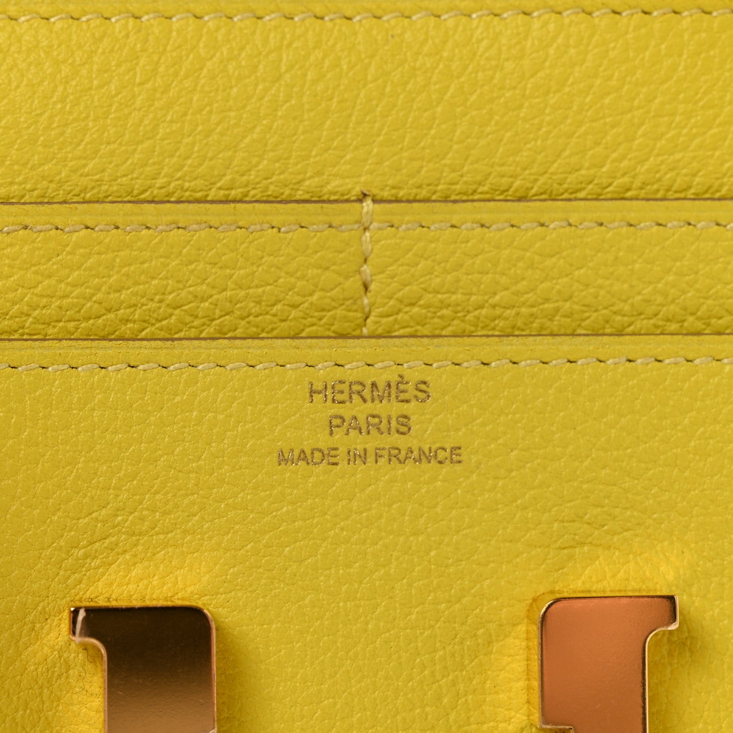 Evercolor Constance Compact Passant Wallet Lime