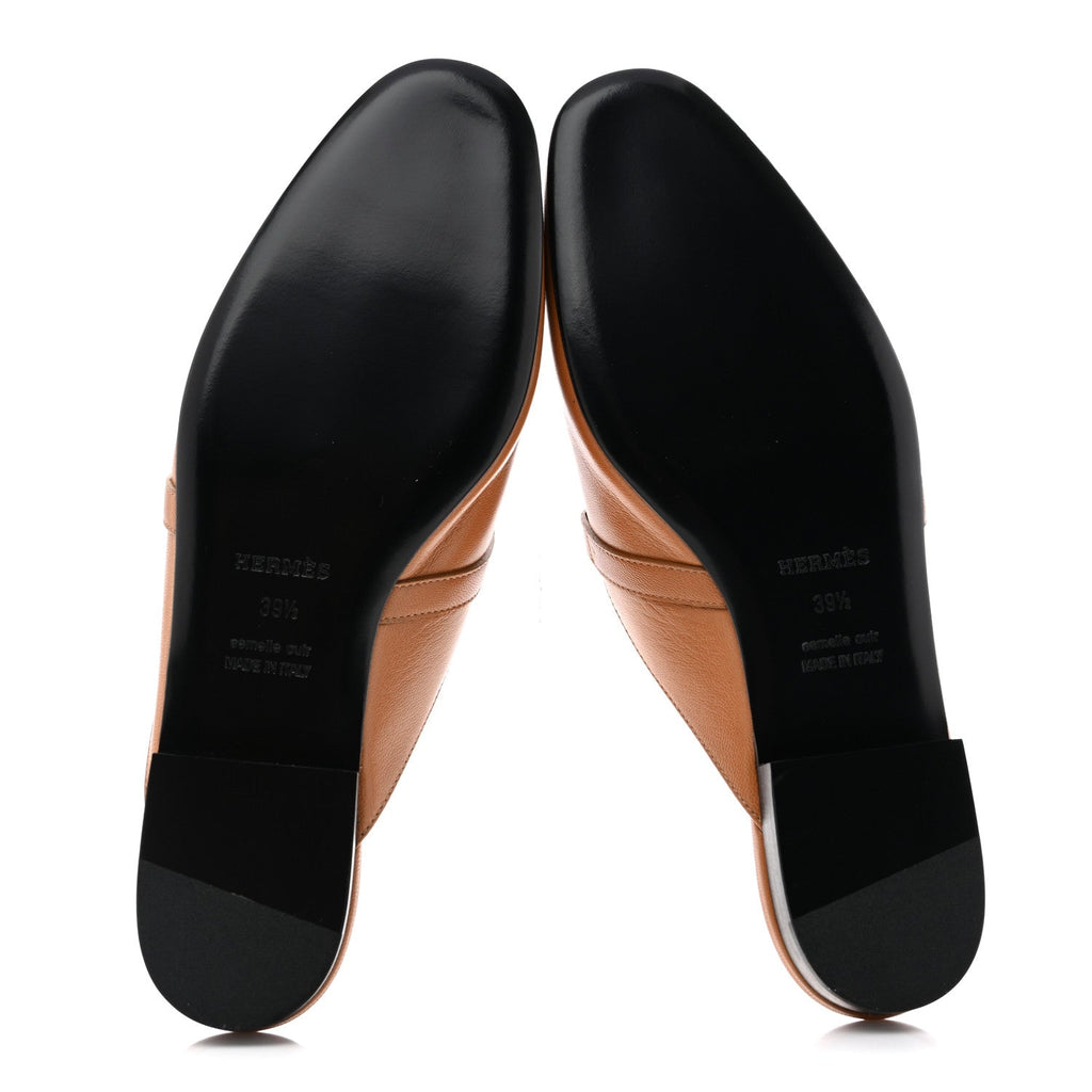 Goatskin Oz Mules 39.5 Naturel