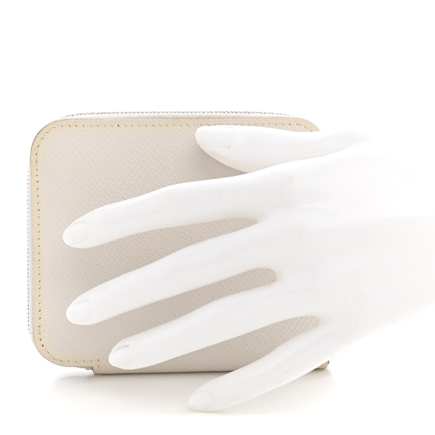 Epsom Silk'In Compact Wallet New White