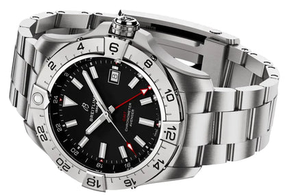 Breitling Avenger Automatic GMT 44 Black Dial Men's Watch A32320101B1A1