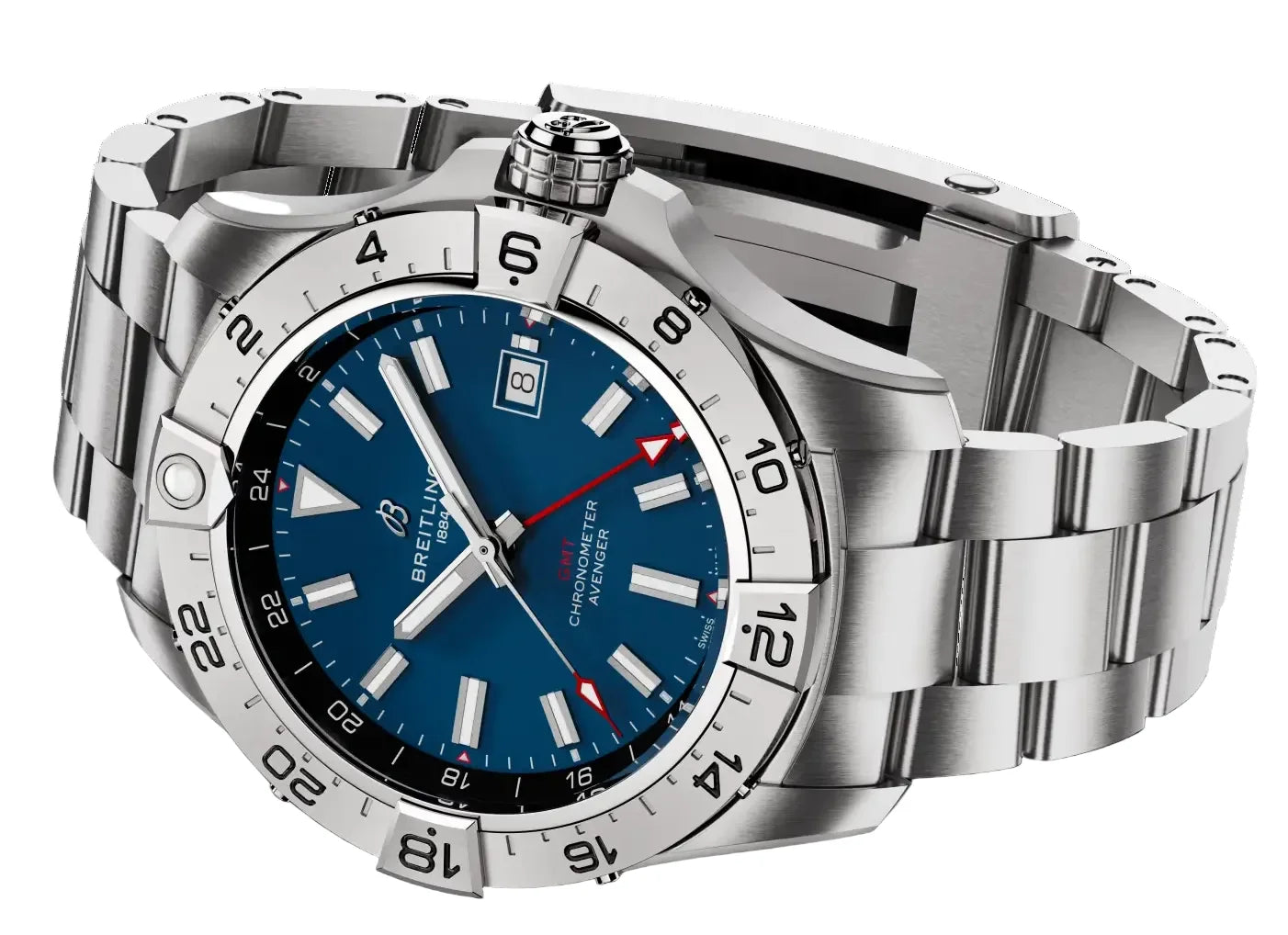Breitling Avenger Automatic GMT 44 Blue Dial Men's Watch A32320101C1A1