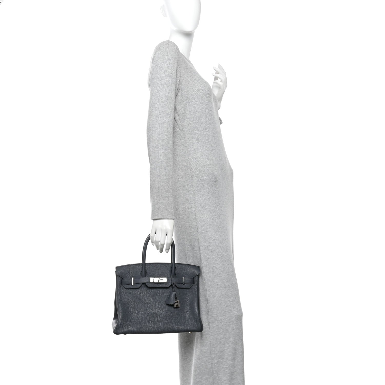 Togo Birkin 30 Gris Misty