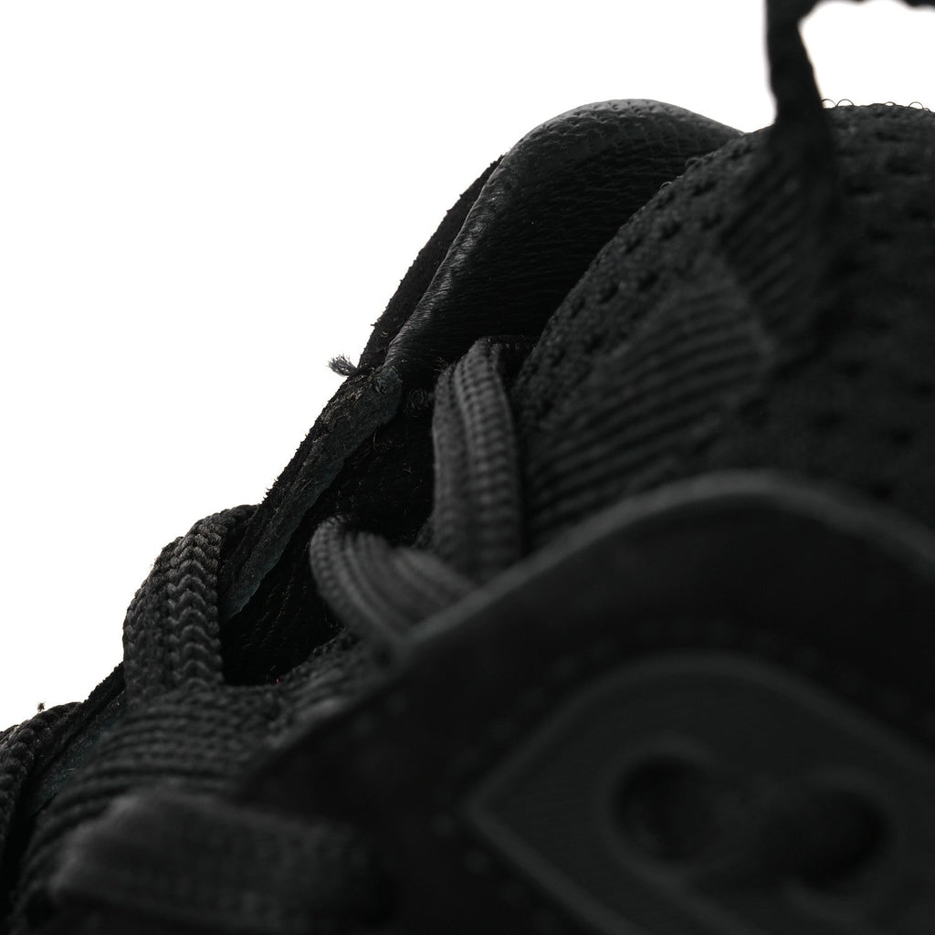 Technical Knit Suede Heros Sneakers 40 Black