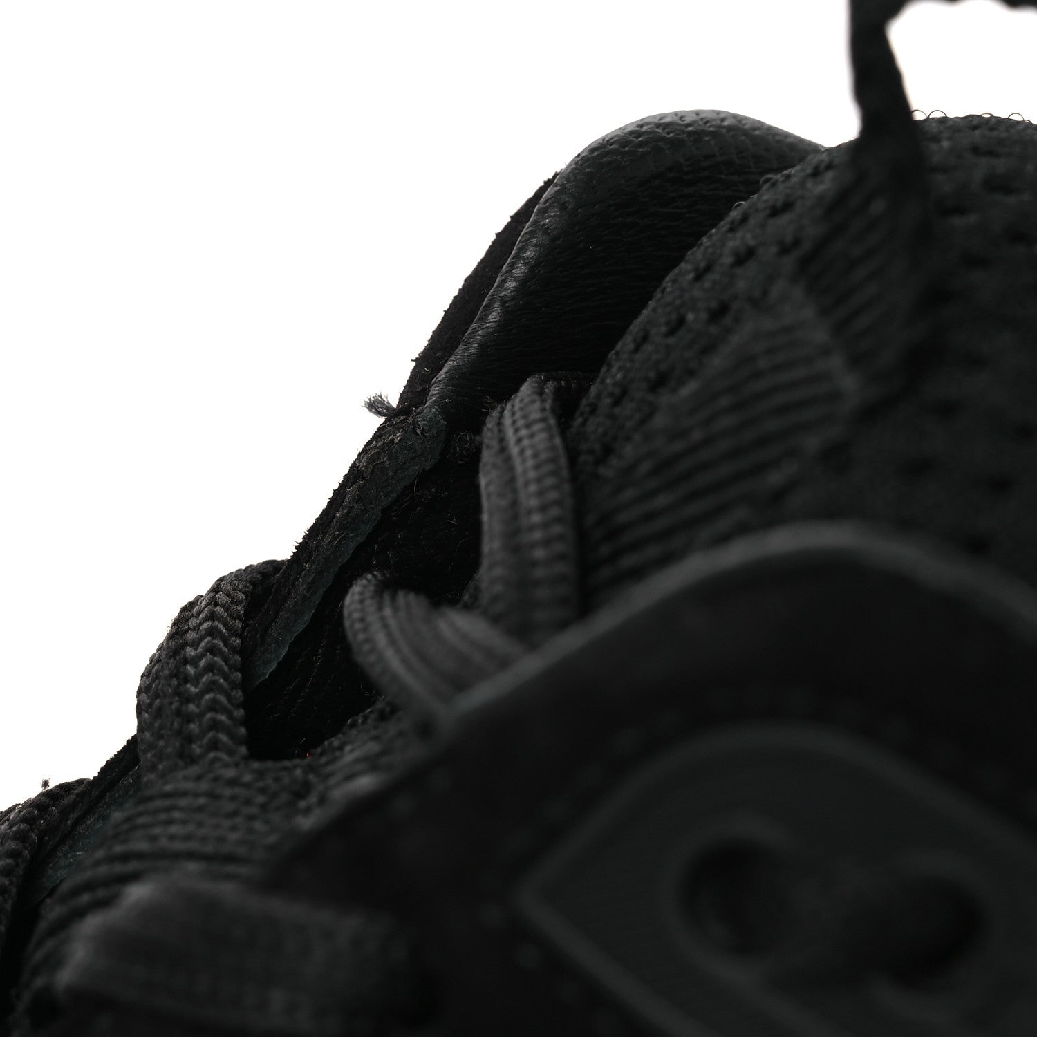 Technical Knit Suede Heros Sneakers 40 Black