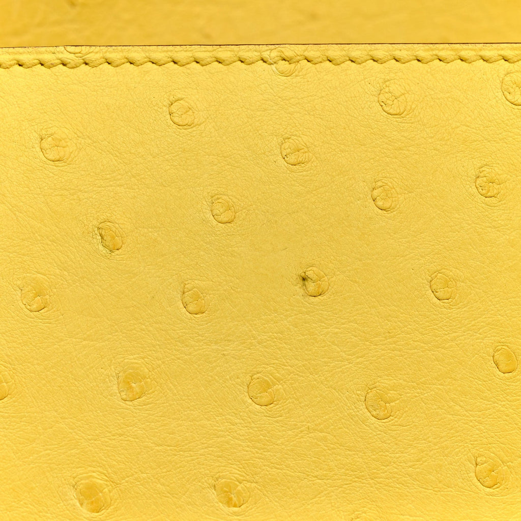 Ostrich Mini Sac Roulis Jaune Citron