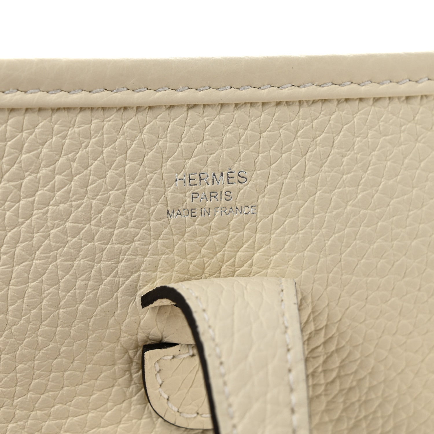Taurillon Clemence Evelyne 23 Poche III Cream