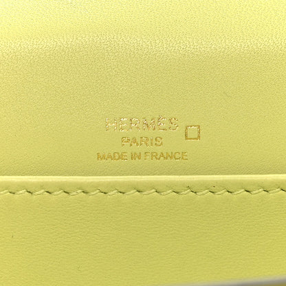 Matte Alligator Mini Sac Roulis Jaune Bourgeon