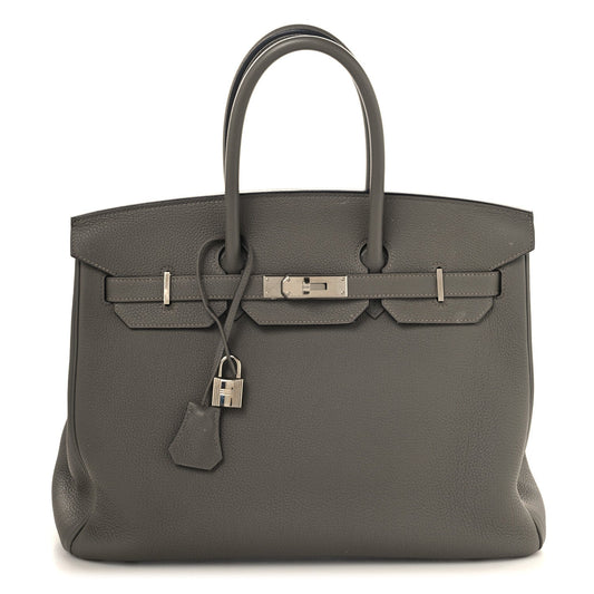 Togo BIRKIN 35 Gris Meyer