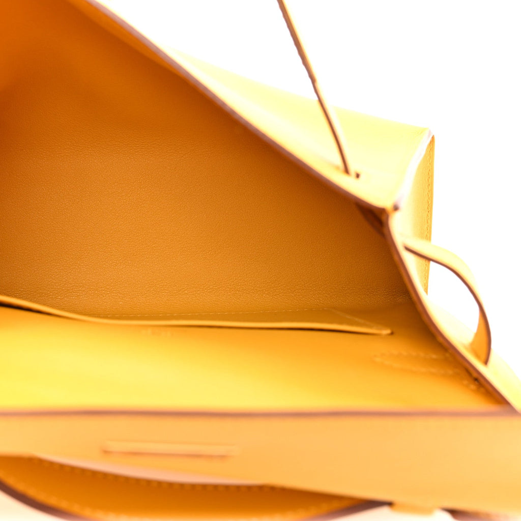 Swift Kelly Pochette Clutch Jaune Ambre