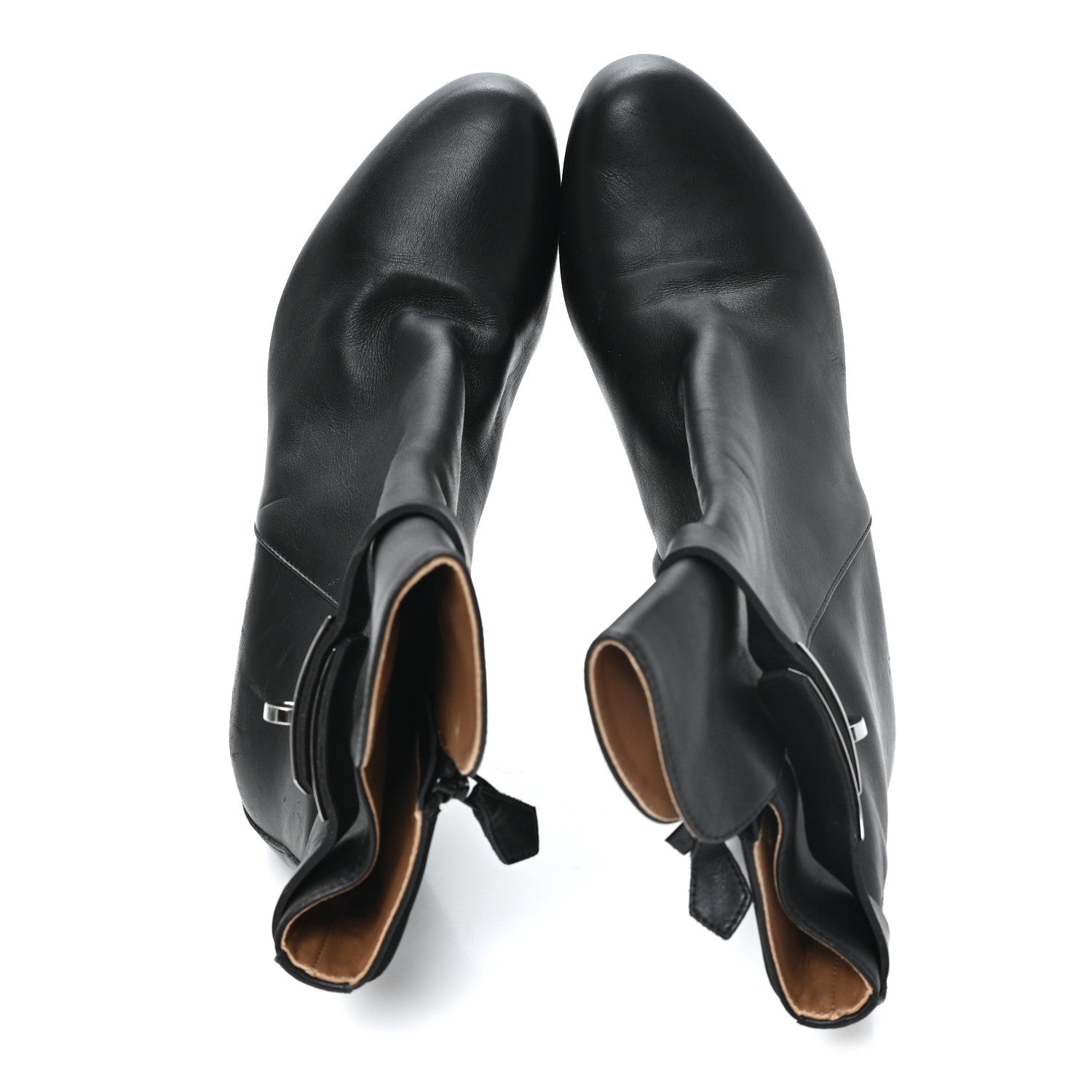 Calfskin Saint Germain Ankle Boots 37.5 Black
