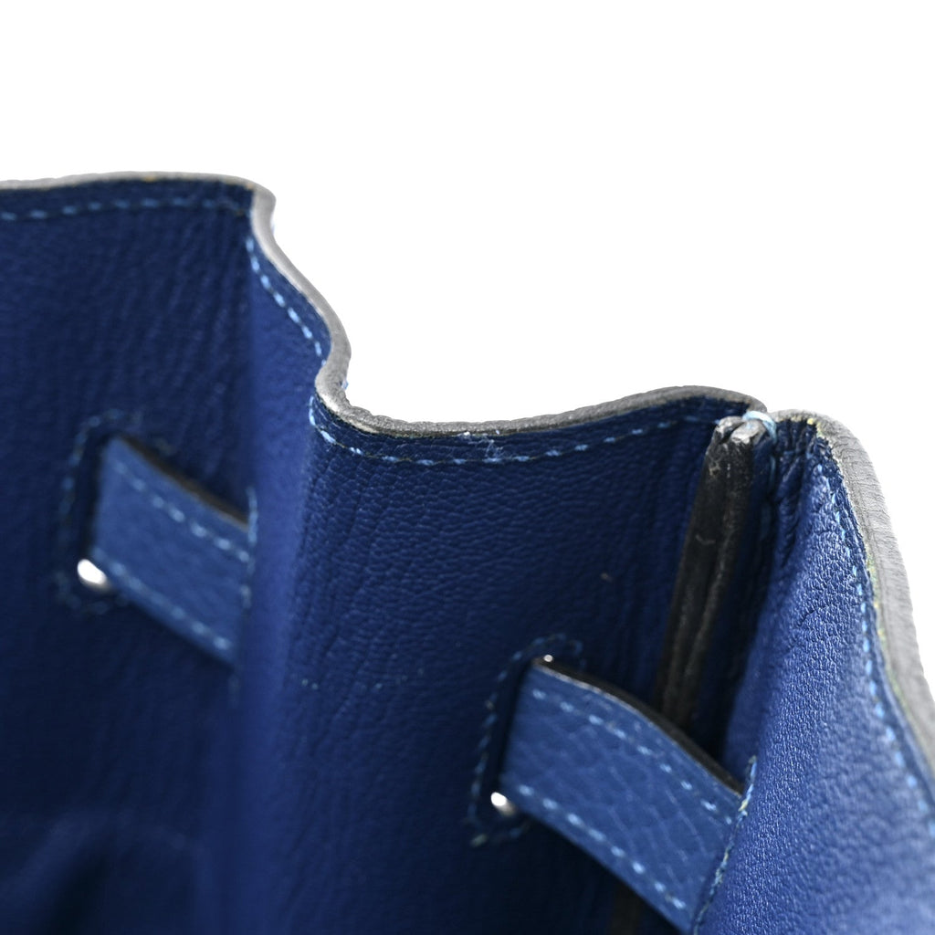 Togo Birkin 35 Bleu Thalassa