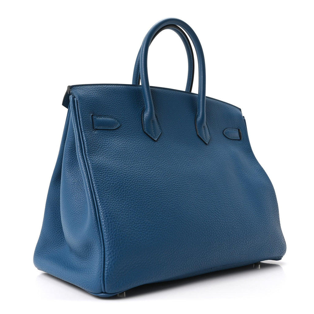 Togo Birkin 35 Bleu Izmir